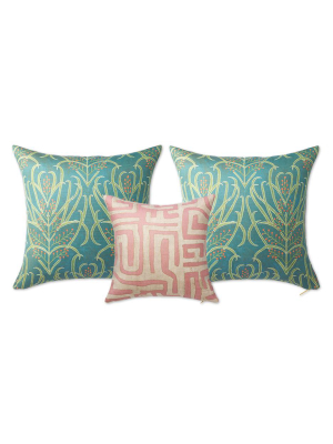 Teal Classic - Bed Pillow Bundle