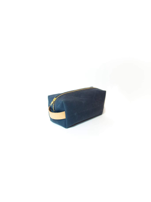 Slate Blue Dopp Kit