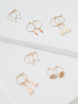 Aeo Mini Charm Earrings 6-pack