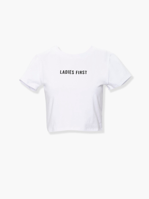 Ladies First Graphic Tee