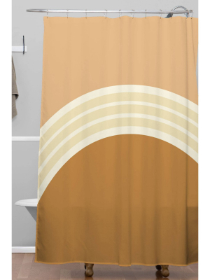 Urban Wild Studio One Day Clay Layers Shower Curtain Brown - Deny Designs