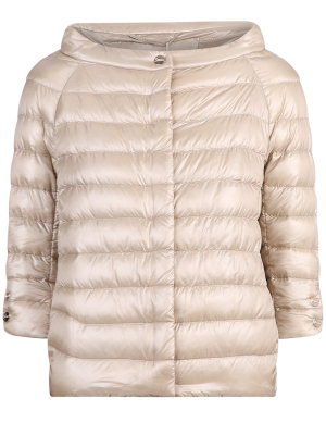 Herno Cropped Sleeve Down Jacket