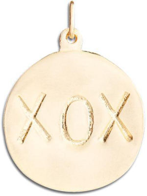 Large "xox" Disk Charm