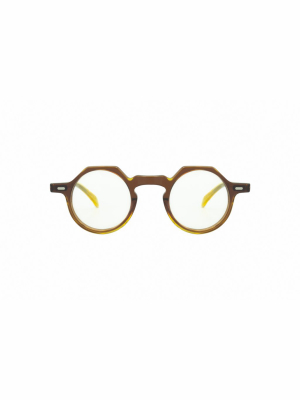 Lesca Yoga Round Frame Glasses