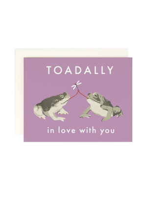 Toadally In Love With You Card - Ah1