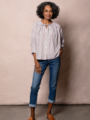 Grammar X Nikki Chasin The Antecedent Shirt In Rainbow Stripe