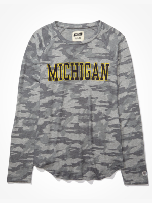 Tailgate Women's Michigan Wolverines Plush Shirt