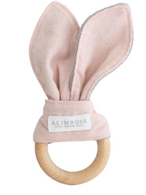 Bailey Bunny Ear Teether - Pink