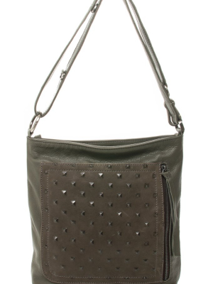 Riley Olive Studded