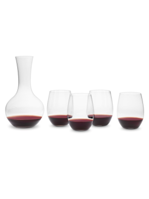 Riedel "o" Cabernet Wine Tumblers And Decanter Set