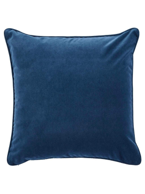 Lacefield Designs Perry Velvet Pillow W/ Self Pipe