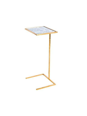 Cigar Table Square Gold