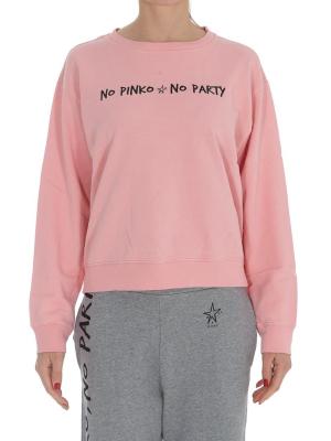 Pinko No Pinko No Party Sweatshirt