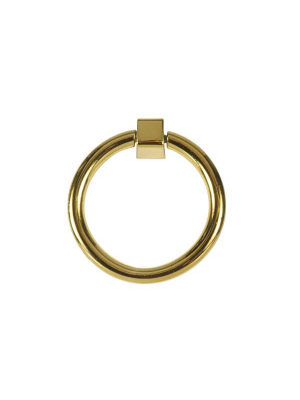 Lucas Circular Pull In Brass