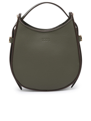 Tod's Logo Debossed Shoulder Bag