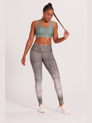 Macrame Barefoot Legging - Jade