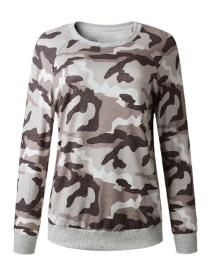'doris' Camouflage Sweatshirt (2 Colors)