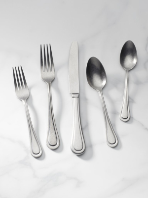 Textured Neutrals 24-piece Flatware Set