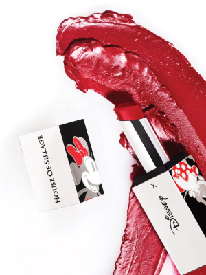 Disney X House Of Sillage Beauty - Playful Red Diamond Powder Lipstick