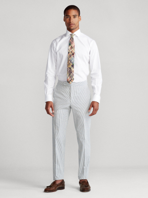 Cotton Seersucker Suit Trouser