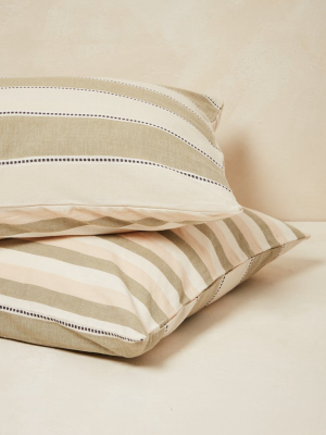 Stripes Pillowcases - Sage