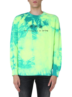 Diesel Tie-dyed Print Sweatshirt