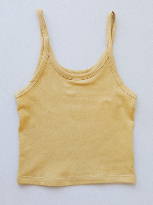 Crop Tank In Buttercup