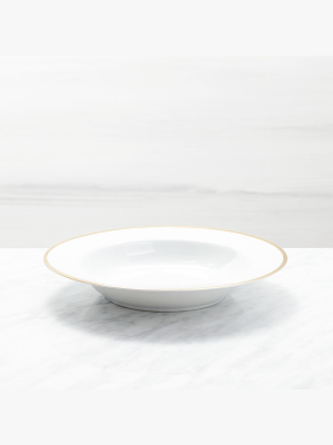 Maison Gold Rim Low Bowl