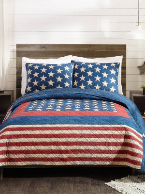 Modern Heirloom Americana Patch Quilt Sets