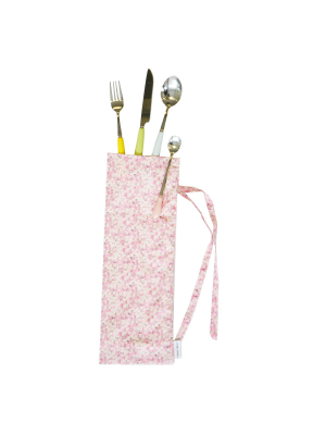 Cutlery Bag Made With Liberty Fabric Mitsi Valeria