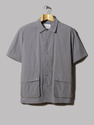 Uniform Bridge Fatigue Pocket Short Shirt (grey)