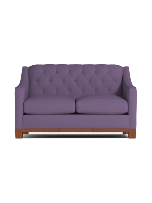 Jackson Heights Loveseat :: Leg Finish: Pecan / Size: Loveseat - 53"w