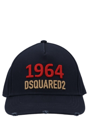 Dsquared 1964 Logo Embroidered Baseball Cap