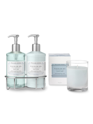 Williams Sonoma Fleur De Sel Hand Soap & Lotion, Deluxe 6-piece Set