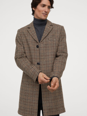 Wool-blend Coat