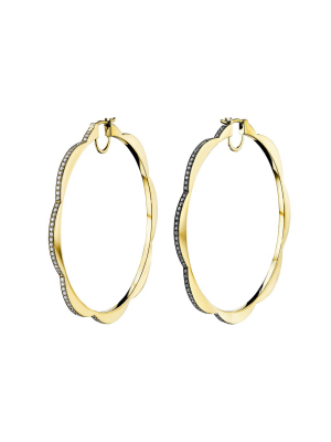 Triplet Hoop Earrings - Jumbo