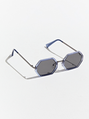 Enzo Hexagon Sunglasses