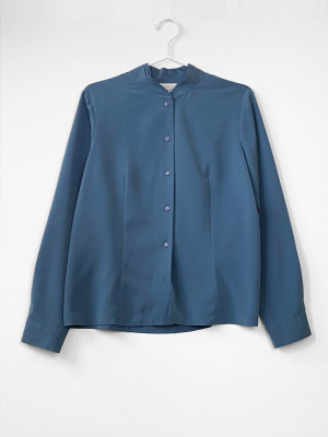 Igwt Vintage - Pendleton Blouse / Slate Blue