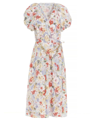 Art Dealer Floral Print Maxi Dress