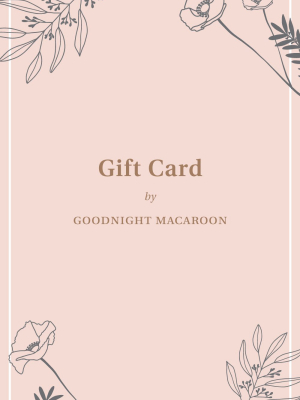 Goodnight Macaroon Gift Card