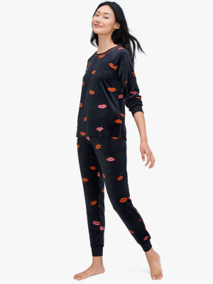 Kiss Kiss Jogger Pj Set