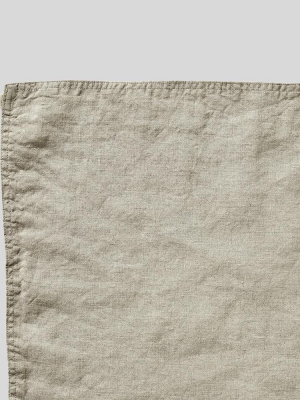 100% Linen Placemat Set In Natural