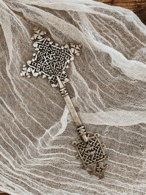 Ethiopian Coptic Cross - Flat