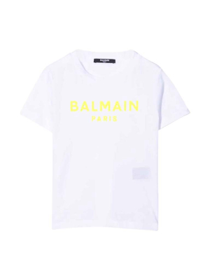 Balmain Kids Logo Print T-shirt