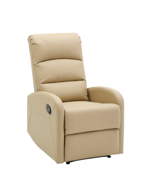 Dormi Contemporary Upholstered Recliner Chair - Lumisource