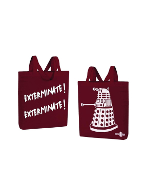 Se7en20 Doctor Who Dalek "exterminate! Exterminate!" Large Tote Bag