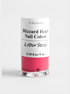 Blizzard Heart Nail Polish