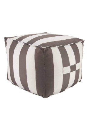 Jaipur Living Birch Point Chatham Outdoor Pouf