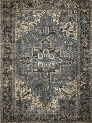 Sebastian Rug In Ocean / Midnight By Loloi