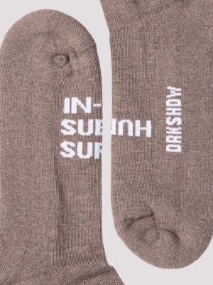 Rick Owens Drkshdw Logo Intarsia Socks